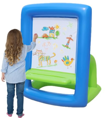 Chevalet De Peinture Gonflable Pour Enfant, PVC Résistant Et Lavable