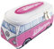 BRISA VW Collection - Volkswagen Neopren Universal-Schmink-Kosmetik-Kultur-Reise-Apotheke-Tasche-Mäppchen-Beutel T1 Bulli Bus (Pink/Klein)