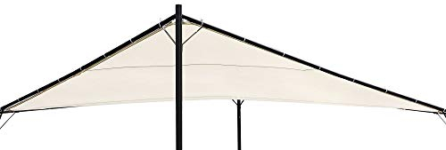 ALEOS. Dachplane für Gartenpavillon Paros 4x4 Meter - kein Umtausch oder Rückgaberecht