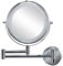 Kleine Wolke Kosmetikspiegel Brilliant Mirror mit 5-facher Vergrößerung und LED Beleuchtung, Größe: 25 x 27 x 3,5 cm, Material: Metall/Glas/LED, Silber
