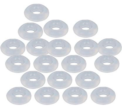 Othmro Silikon-O-Ringe, 2 mm Innendurchmesser, 6 mm Außendurchmesser, 2 mm Breite, Dichtungsdichtung, 30 Stück