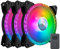 Cooler Master MasterFan MF120 Prismatic 3in1 – 120-mm-Gehäuselüfter, adressierbare Triple-Loop-RGB-Beleuchtung, Kristalleffekt, geräuschlos, Controller enthalten – universelle Kompatibilität