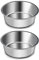 SUOXU Lot de 2 gamelles épaisses en acier inoxydable pour chien avec bases en silicone antidérapantes, gamelles et bols d'eau pour chiens de taille moyenne et grande (L - 20 cm)