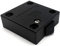 Interruttore a Pulsante per Ante Cucina, Armadio, pulsante a battuta per luci a led normalmente chiuso 250V 2A, colore nero