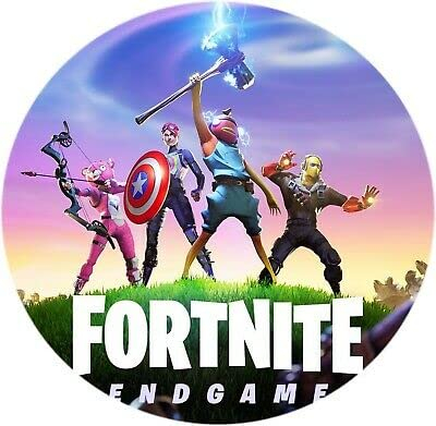 Fortnite essbare Kuchendekoration aus essbarem Oblatenpapier (07)