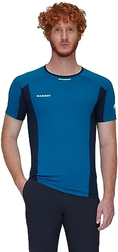 Mammut Aenergy FL T-Shirt für Herren, Deep Ice/Marine, L