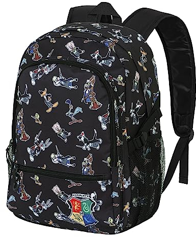 Looney Tunes Harry Tunes-FAN Fight Rucksack 2.0, Schwarz