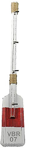 Zunedhys 1 StüCk 40Cm Nautisch Ruder Wand Dekoration mit Paddel Schmuck Mantel Rack Mediterrane Antike Haus Dekor