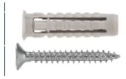 UNIFIX - TASSELLI UNIVERSALI CON VITE AD IMPRONTA POZIDRIV 10X50MM 25PZ