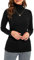 VEARZ® Womens Polo ROLL Neck Jumper - Ladies Long Sleeves Plain Stretchy HIGH Neck Pull Over Sweater Turle Neck Top (M/L (UK 12-14), Black)