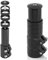 MidGard Fahrrad Gabelschaftverlängerung, Ahead Vorbau Adapter für 1 1/8 (Ø 28.6 mm), Lenkererhöhung aus Leichter Aluminiumlegierung für MTB Trekking E-Bike Inkl. 4 Spacer Schwarz
