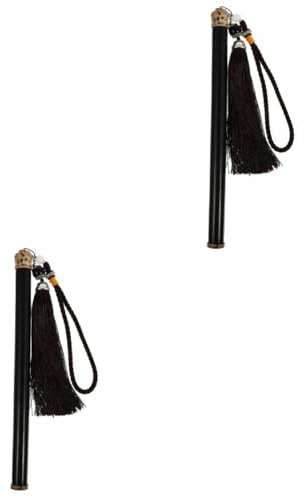 PRETYZOOM 2 STK Weihrauchrohr - Stabrohr Weihrauch Kanister Sechskantrohre Kleben Räucherstäbchenhalterrohr Stockhalter Tragbarer Räucherstäbchenhalter Agarwood-Rohr Stöcke - Brenner Hölzern