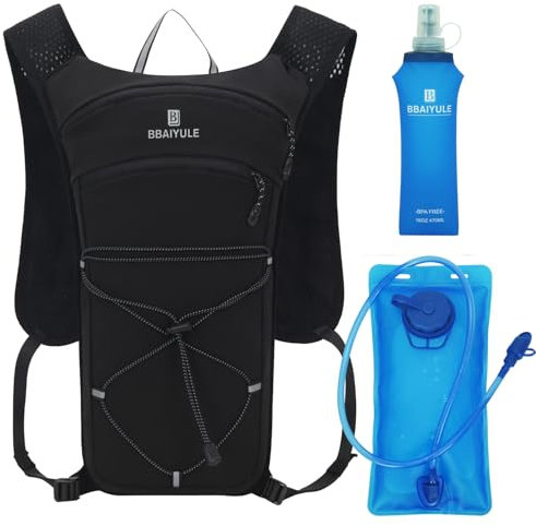 Sac à Dos d'Hydratation Avec Poche à Eau | Gilet de Course Ultra Léger Pour Homme et Femme | Pour Vélo et Trail Running