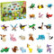 DOYAY Adventskalender Kinder für Iego Adventskalender 2024, 24 Tiere Weihnachten 2024 für Iego Adventskalender 2024, 24 Kleines ModeII Weihnachten 2024 SpieI Weihnachtskalender für Kinder (Stil3)
