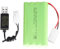 Pinsinholy 9,6 V 2400mAh NiMH Batterie avec Prise KET-2P et câble de Chargement Compatible avec RC Truck RC Tank et RC Battleship