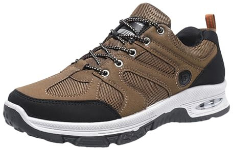 Schuhe Herren Laufschuhe Turnschuhe Arbeitsschuhe Raillaufschuhe Herren Leicht Atmungsaktiv Wanderstiefel rutschfest Turnschuhe arbeitsschuhe ohne stahlkappe Trekkingschuhe Herren Wasserdicht Blau