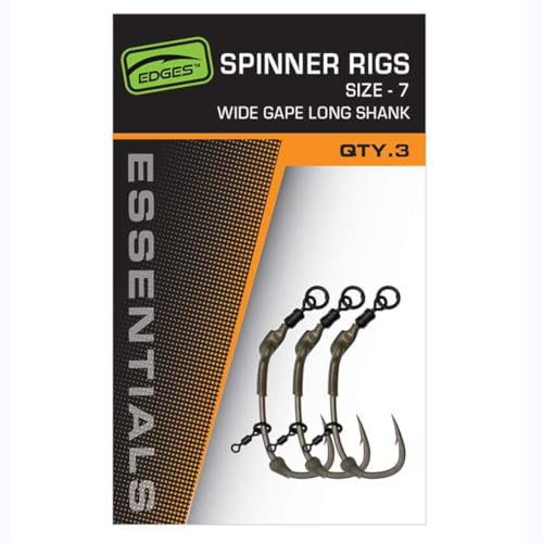 Fox Edges Spinner Rig - 3 Karpfenrigs, Größe:5