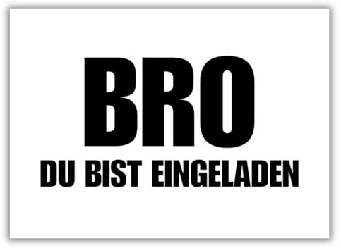 celebr8te 12x lässige Geburtstagseinladungen - BRO Einladungskarten für Kindergeburtstag Jungen - Teenager Party Einladungskarten inkl. Messenger Bild & Urlaubsgutschein