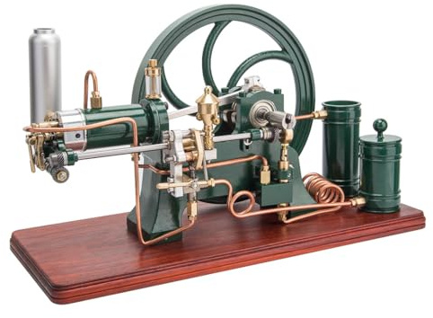 Rxbycxshi RETROL Diesel Motor Modellbausatz Alter Viertakt-Verbrennungsmotor mit Wasserkühlung für Stationäre Horizontale Mühlen, Physikalischer Experimente Engine Erwachsene 2025