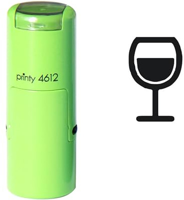 Wine Glass Drink Stamp, Self-Inking Drink Stamp, Drink bar Hand Stamp