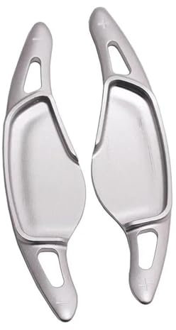 YSASFZX Paletta Volante Prolunga per BMW Serie 1 2 3 5 6 7 GC GT per Touring F40 F44 G20 G21 G30 G31 G32 G11 G12 Volante con Cambio al Volante Leva Cambio Volante(Argento)
