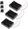 NUOBESTY 6 Pièces Boîtier de Batterie pour AA avec Câble de Support Légèreté et Durabilité