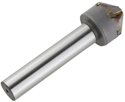 Fraise à chanfreiner avec insert en carbure de brasage à 90 degrés, 16 mm, 20 mm, 25 mm, 30 mm, 40 mm, outil de fraisage à chanfreiner(20mm)