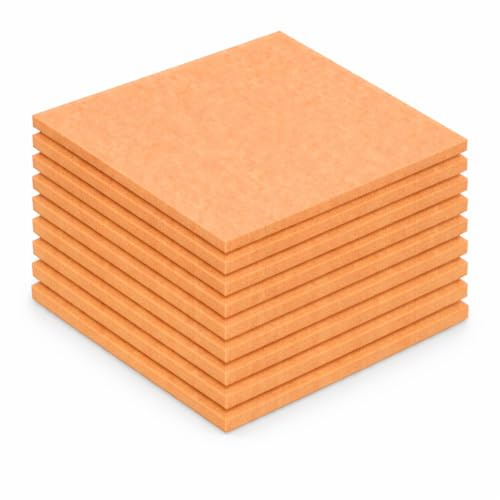 Bayli 10 Stück Schwammtücher Orange – Spültuch Küchentuch saugstark – Reinigungstücher Wischtücher für Haushalt, Küche & Abwasch