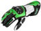 XLS Motorradhandschuhe Leder mit Protektoren in Kawa Grün (XXL)