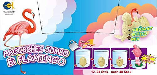 Magisches Jumbo Ei Flamingo