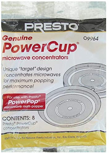 Presto 09964 Microwave Power Pop Powercup Popcorn Concentrator Cup - 32 Pack