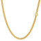 PROSTEEL Collier Homme Long Chaîne Plaqué Or 66cm Maille Cubaine 3mm Dorée à La Mode