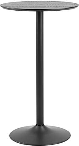 Bartisch Ibiza Ø60 - schwarz