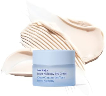 Ursa Major Forest Alchemy Eye Cream | Natural Under-Eye Moisturizer for Dark Circles, Fine Lines, Puffy Eyes and Wrinkles | Vegan, Cruelty-Free, Non-toxic, Unscented | 0.50 ounces