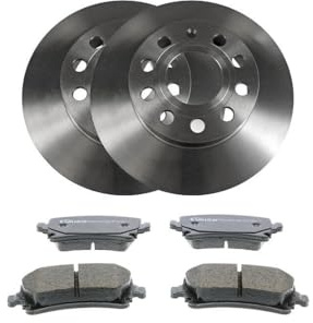 VAICO Bremsenset Hinten Ø256mm - Bremsscheiben und Beläge Kompatibel mit VW Golf 6 5K1 Golf 5 Schrägheck 1K1 TOURAN 1T1, 1T2 GOLF PLUS 5M1, 521, AUDI A3 Sportback 8PA