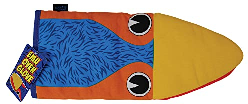 Bomblighters Emu Oven Glove- animal novelty oven mitt pot holder gift idea for him her kitchen, Multicolor, One Size