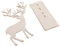 Tubayia Hirsch Schmuck Stand Display Organizer Elch Schmuckständer Schmuckhalter Halskette Ohrring Holz Rack