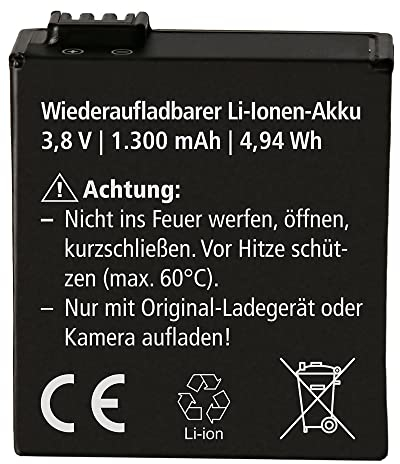 Rollei original Ersatzakku für die neue Rollei 4K Actioncam one