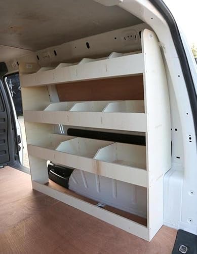 VANIFY - Kompatibel mit Volkswagen Caddy L2 (Maxi) 2003-20 Fahrzeugeinrichtung Fahrzeugregale, Beifahrerseite Regal