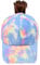 Zaxgf Damen Baseball Cap Pferdeschwanz Kappe Outdoor Basecap Retro Mützen Unisex Trucker Baseballkappe Hat Mit Zöpfen Loch Loop Hut Hohe Bun,Blau Orange Krawattenfarbe