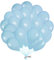 Hellblaue luftballons 100 stück. Hellblaue luftballons aus natürlichem Latex. Lufballons mit einem Durchmesser von 28 cm. Ideal zur Dekoration von Geburtstags-, Hochzeits- und baby shower.