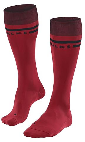 FALKE Damen Skisocken SK7 Race W Kh Funktionsmaterial warm dünn 1 Paar, Rot Lipstick 8000, 35-36
