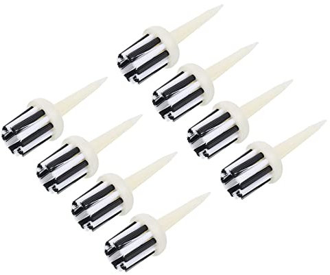 PATIKIL Golf Tee Pinsel Oben 2.2 12 Pack Unzerbrechlich Plastik Golftees Niedriger Reibwiderstand für Männer und Frauen Weiß