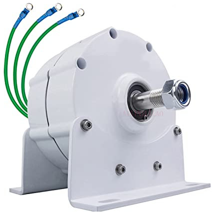 AISINILALAO Generator 10000W Low RPM Generator Permanent Magnet Seltener Earthturbine 12 V 24 V 48 V 220 V Mit Basisgetriebe Dauermagnetgenerator,220v