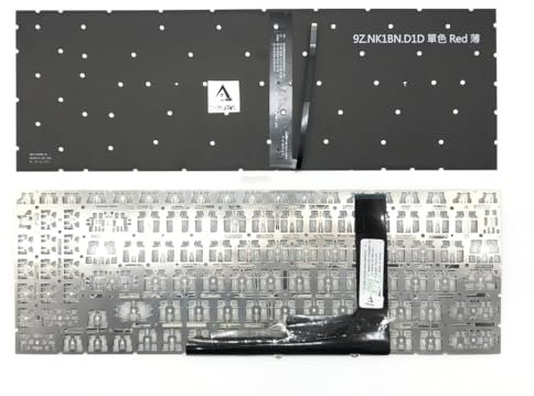 DEUTSCHE - Tastatur Keyboard Weiß Beleuchtung kompatibel für MSI GF66 Katana 12UD-420DC