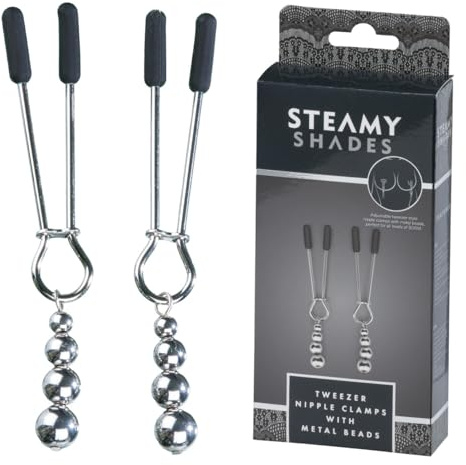 Steamy Shades PinzettenNippelklemmen Schwarz Einheitsgröße
