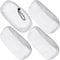Daaxing 4pcs Microfiber Mop Cloths Pads, Steam Cleaner Pads Replacement For Morphy Richards 720020 720021 720502 9in1 Steam Mop Cloths Pads
