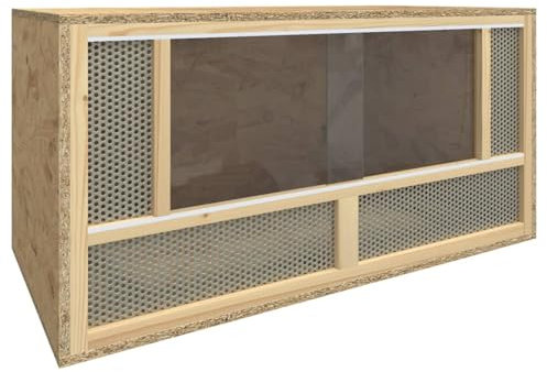 Rantry Terrarium en bois multicouche 80 x 40 x 40 cm,