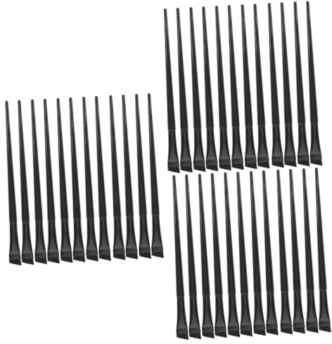 Mikinona Lot De 3 Pinceaux De Maquillage Pinceaux À Paupières Pinceaux À Eyeliner Biseautés Fins Pour Fard À Paupières Pinceaux De Détail 12 Pièces X 3