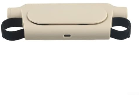 Sleek and Efficient Car Fan for Backseat, Enhanced Comfort for Passengers (White)